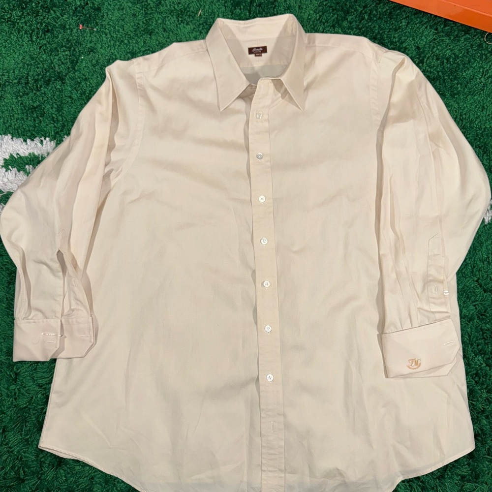 Hamilton Men's Cream Button Down Shirt